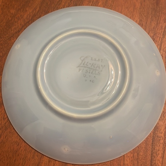 Tea party time! Lu-Ray pastels vintage teacup and saucer - Picture 4 of 7